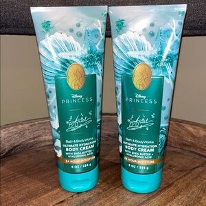 Bath & Body Works Disney Princess Ariel Body Cream x2